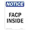 Signmission OSHA Notice, 5" Height, FACP Inside Sign, 5" X 3.5", Portrait OS-NS-D-35-V-12410 - alternate 1